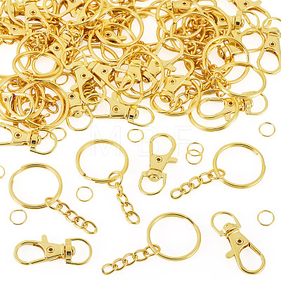 30Pcs Iron Split Key Rings FIND-TA0011-16-1