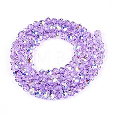 Transparent Glass Beads Strands EGLA-N016-3mm-03-1