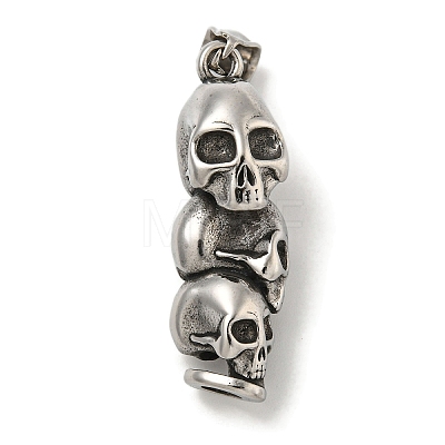 316 Surgical Stainless Steel Pendants STAS-Z073-104AS-1