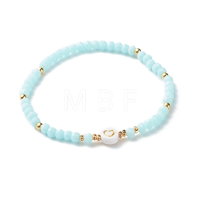 Glass Beads Stretch Bracelets Sets BJEW-JB06575-03-1