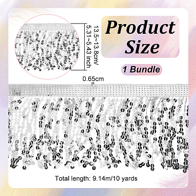 PET Tassel Trim DIY-WH0504-322B-1