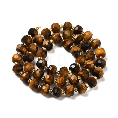 Natural Tiger Eye Beads Strands G-P508-A01-01-1