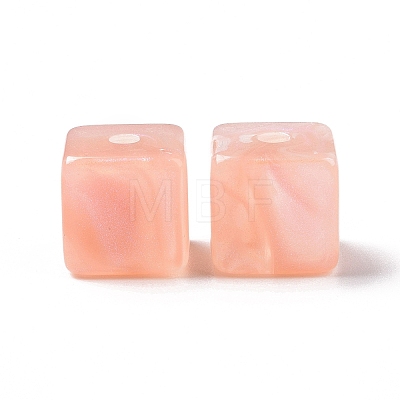 Opaque Acrylic Beads OACR-E014-18E-1