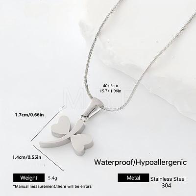 304 Stainless Steel Pendant Necklaces TQ3639-3-1