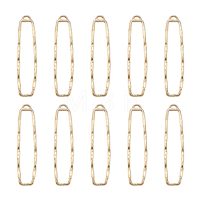 10Pcs Alloy Open Back Bezel Big Pendants PALLOY-TAG0001-01-1