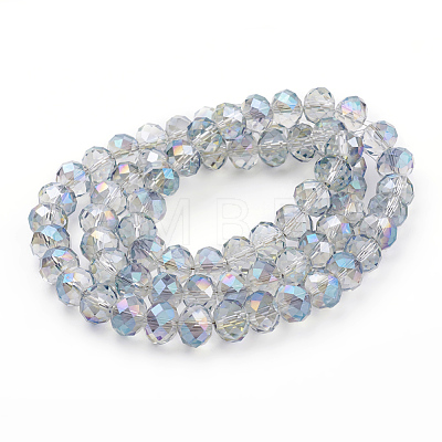 Electroplate Glass Beads Strands EGLA-S001-1-1