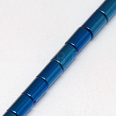 Electroplate Non-magnetic Synthetic Hematite Beads Strands G-J162-C-03-1