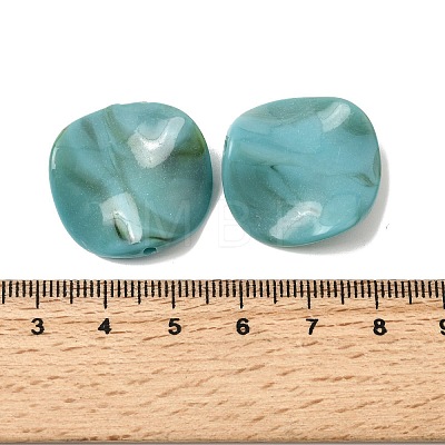Opaque Acrylic Imitation Gemstone Beads OACR-G061-01I-1