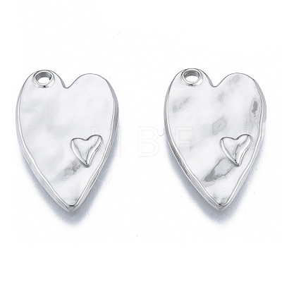 Non-Tarnish 304 Stainless Steel Pendants STAS-N098-187P-1