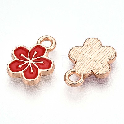 Alloy Enamel Charms ENAM-T022-07D-1