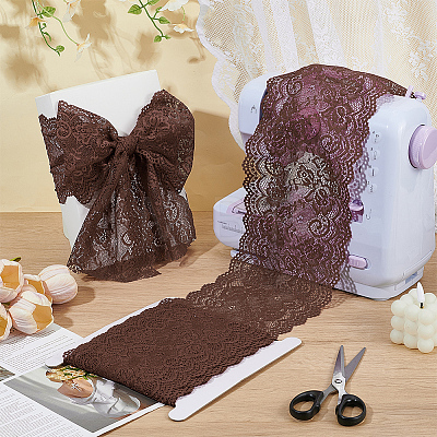 1 Roll 10% Spandex & 90% Nylon Lace Ribbon OCOR-OC0001-96E-1