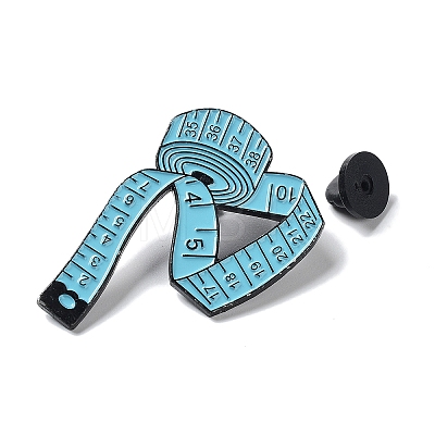 Fun and Creative Tape Measure Pin for Fashionable Clothing Accessories ST7772922-1