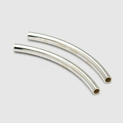 Tube 925 Sterling Silver Beads LS-STER-O021-03-26x2mm-1