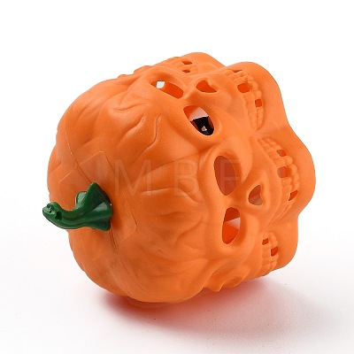 Halloween Resin LED Pumpkin Jack-O'-Lantern Light AJEW-Z004-03A-1