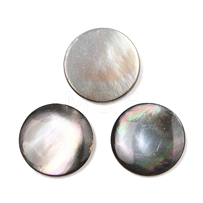 Natural Black Lip Shell Cabochons SSHEL-I026-20D-1