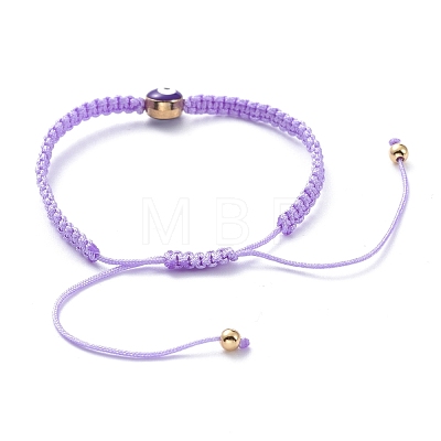 Adjustable Nylon Cord Braided  Bracelet BJEW-JB05618-1