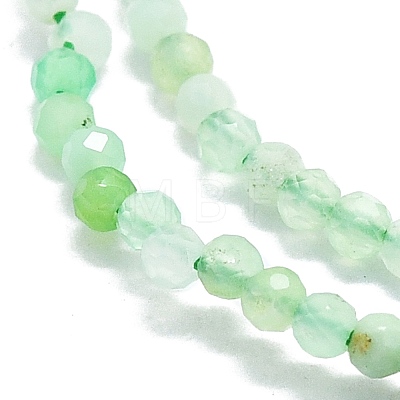Natural Chrysoprase Beads Strands G-P457-A01-23-1