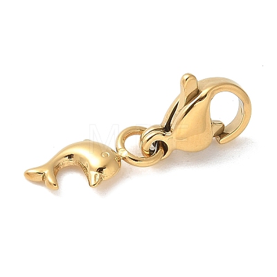 Dolphin 304 Stainless Steel Pendant Decorations STAS-G352-32G-1
