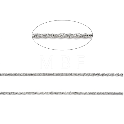 304 Stainless Steel Rope Chains CHS-G027-08A-P-1