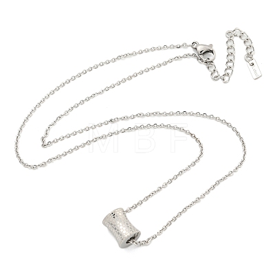 Ion Plating(IP) 304 Stainless Steel Pendants Necklace for Women NJEW-A027-05P-1