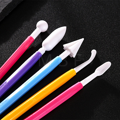 8Pcs Plastic Double Heads Modeling Clay Sculpting Tools Set TOOL-A011-02E-1