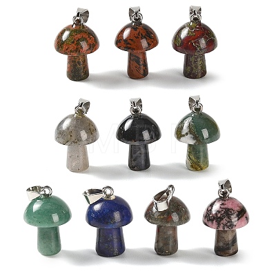 Natural & Synthetic Mixed Stone Pendants GG-CBAA0EE-05P-1