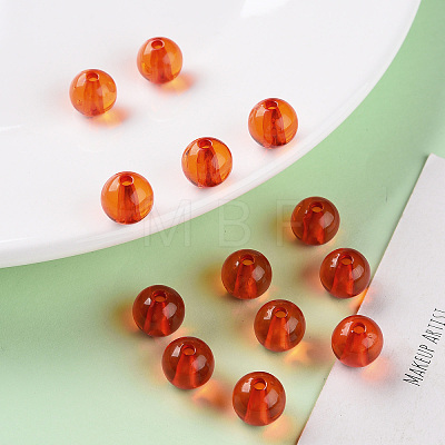 Transparent Acrylic Beads MACR-S370-A10mm-726-1