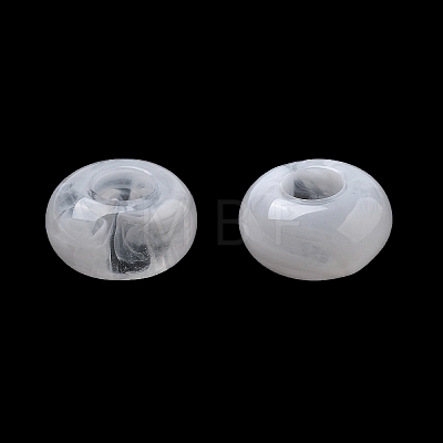 Two Tone Acrylic Beads OACR-S042-07A-1