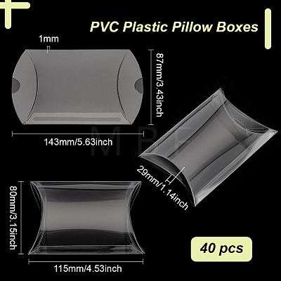 PVC Plastic Gift Storage Pillow Case CON-WH0089-43-1