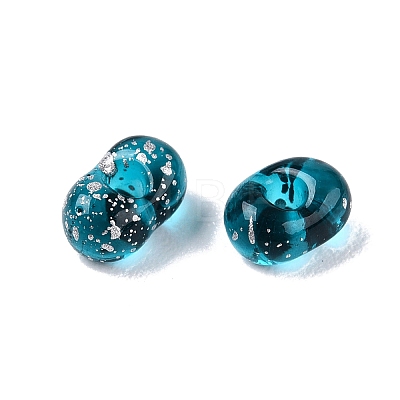 Picasso Spray Painted Glass Seed Beads SEED-T006-04-11-1