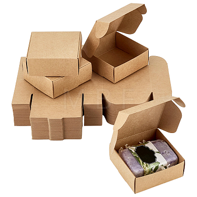 Kraft Paper Box CON-WH0036-03-1