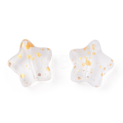 Spray Painted Glass Beads LS-GLAA-R211-04-F03-1