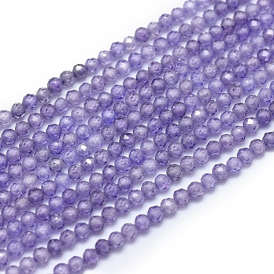 Cubic Zirconia Beads Strands X-G-G792-47-03A-1