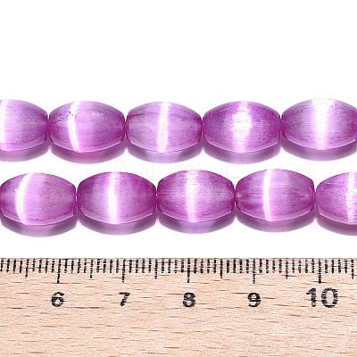 Dyed Natural Selenite Beads Strands G-T138-233F-1