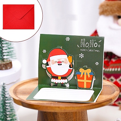 Christmas Paper Congratulation Card DIY-B080-02-1