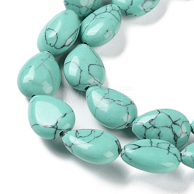 Synthetic Turquoise Beads Strands G-K357-A13-01-1