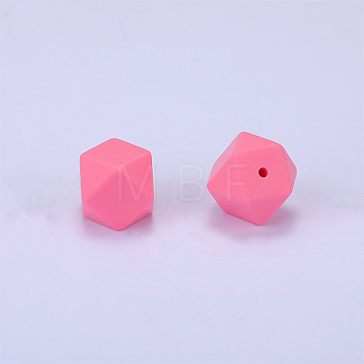 Hexagonal Silicone Focal Beads LS-SI-JX0020A-07-1