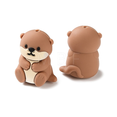 3D Animal Theme Silicone Beads SL-CBAD861-03-1