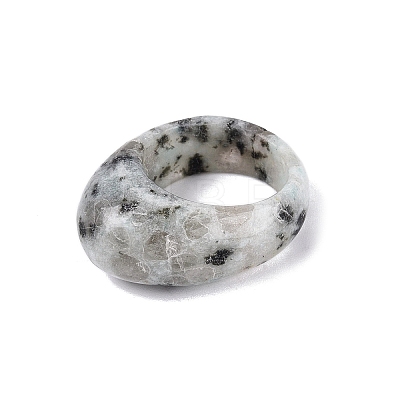 Natural Sesame Jasper Finger Rings for Unisex G-Q601-19C-1