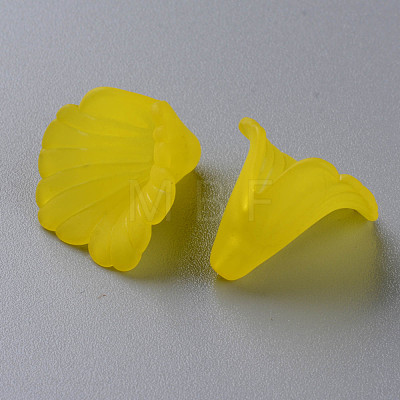 Transparent Acrylic Bead Caps PL551-C09-1