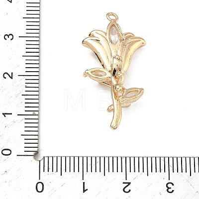 Brass Micro Pave Cubic Zirconia Enhancer Shortener Bails KK-F934-07E-G-1