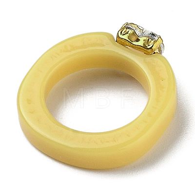 Resin Finger Rings RJEW-Z007-04B-1