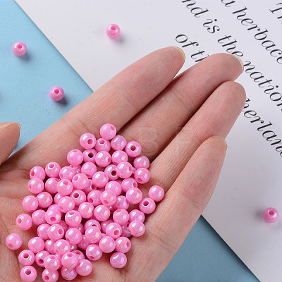 Opaque Acrylic Beads LS-MACR-S370-D6mm-A02-1