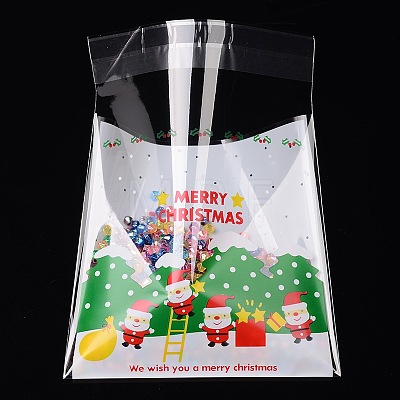 Rectangle OPP Cellophane Bags for Christmas OPC-L001-29-1
