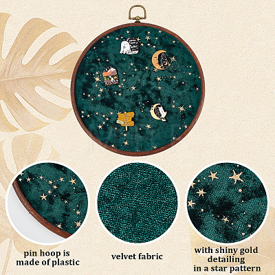 Galaxy Enamel Pin Hoop FIND-WH0260-64C-1