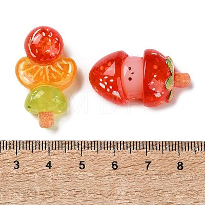 Transparent Resin Cabochons CRES-L050-04-1