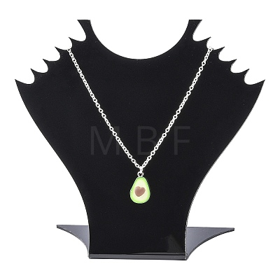 Stereoscopic Organic Glass Necklace Displays NDIS-N001-04-1