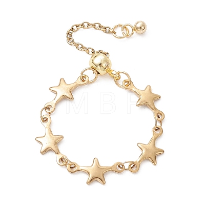 Adjustable 304 Stainless Steel Chain Finger Rings RJEW-JR00960-03-1