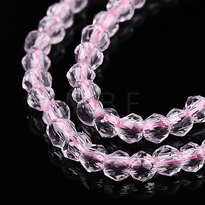 Transparent Glass Beads Strands GLAA-H021-03-22-1