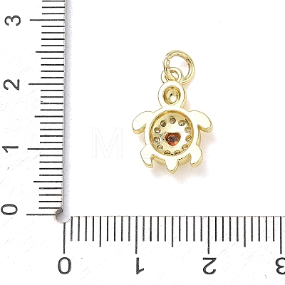 Brass with Rhinestone Pendants RB-CBA6830-18G-05-1